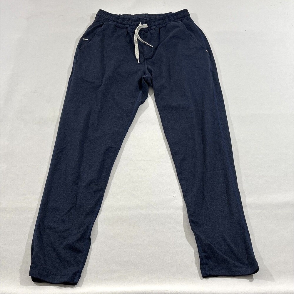Vuori Ponto Performance Jogger Mens Heather Blue DreamKnit V438 Sweatpants Sz S